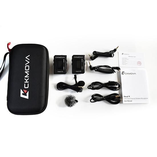 CKMOVA Vocal X V1 ワイヤレスマイク・レシーバーセット(黒 CKMOVA Vocal X V1 ワイヤレスマイク・レシーバーセット(黒