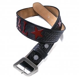 FOREVER METAL Leather Belt