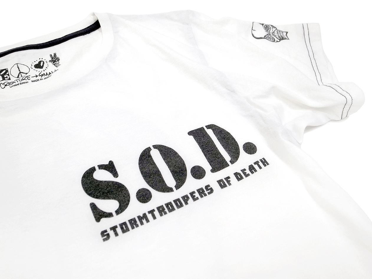 Stormtroopers of Death S.O.DロングスリーブTシャツ S.O.D.Tシャツ (STORMTROOPERS OF DEATH) HELMET HEAD 正規品