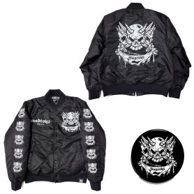 MADTOYZ and SURVIVE Varsity Jacket With 57mm Big Badge 