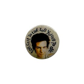 DEAD STOCK!! Vintage 70's-80's SID VICIOUS London Badge 5