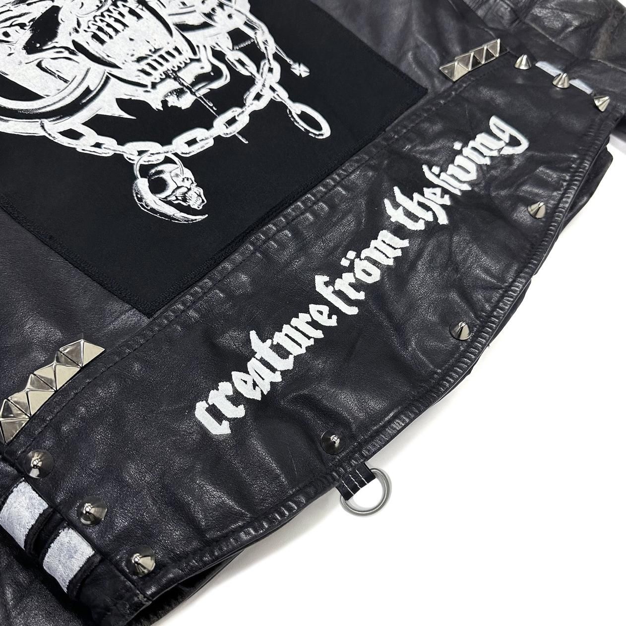 CUSTOM STUDDED JACKET Type-A【M】 - GREED CYBER SHOP CUSTOM STUDDED JACKET Type-A【M】 - GREED CYBER SHOP