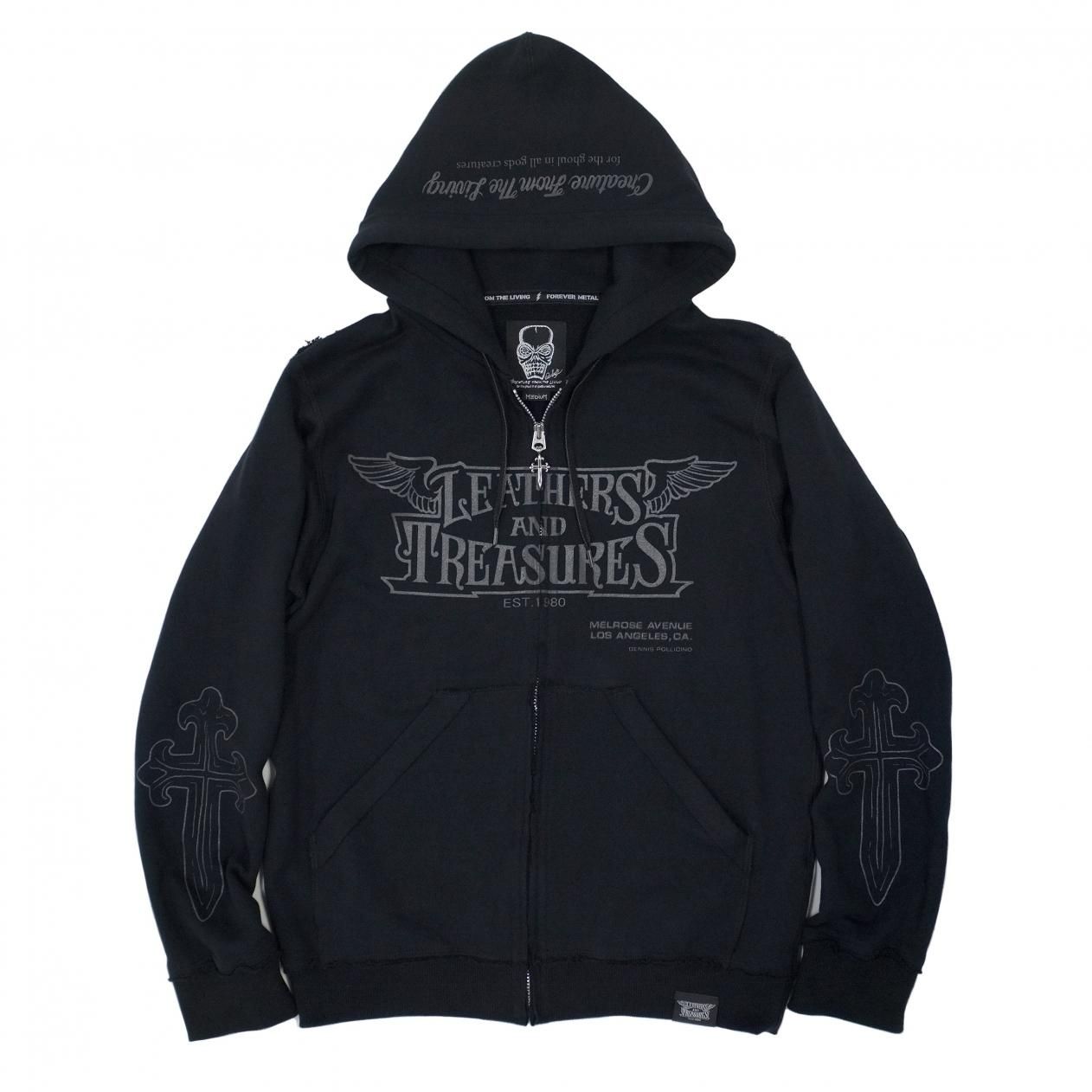 CREATURE FROM THE LIVING x Leathers and Treasures Zip Hoodie CREATURE FROM THE LIVING x Leathers and Treasures Zip Hoodie