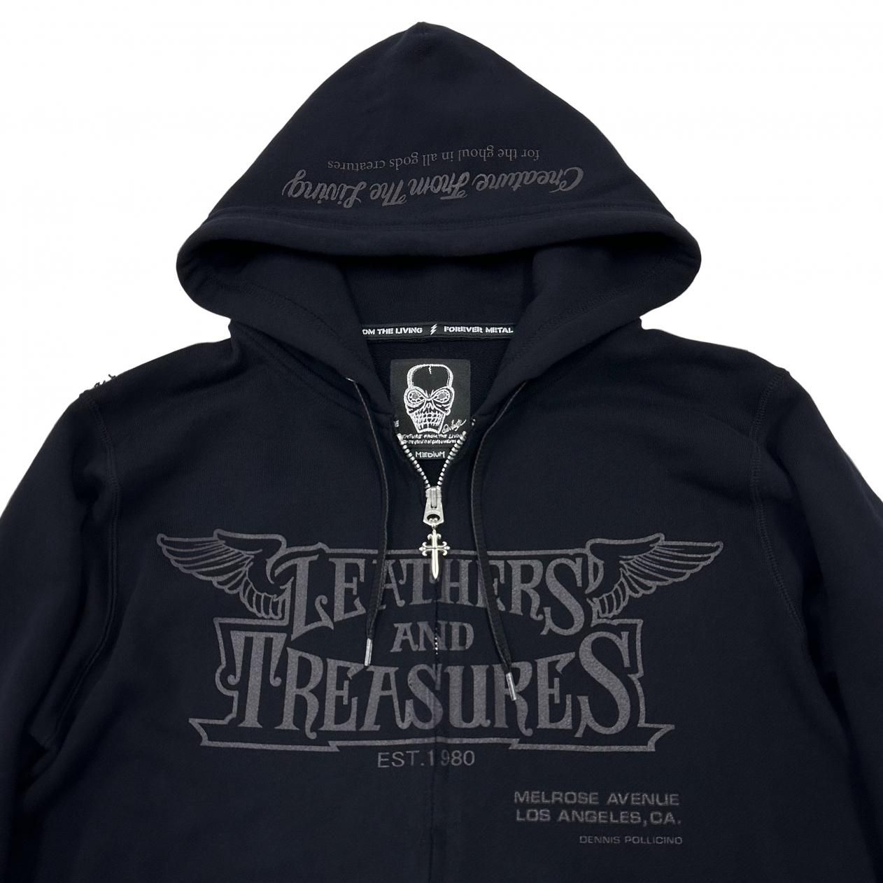 CREATURE FROM THE LIVING x Leathers and Treasures Zip Hoodie