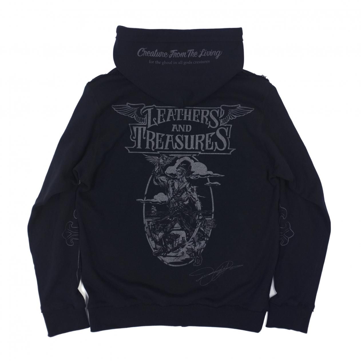CREATURE FROM THE LIVING x Leathers and Treasures Zip Hoodie CREATURE FROM THE LIVING x Leathers and Treasures Zip Hoodie