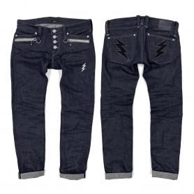 ͽTHUNDER STOMP 4 Stretch Selvage Denim Pants