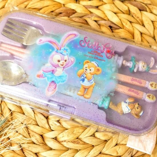 香港ディズニー】スプーン & フォーク 箸付き ダッフィー と 香港ディズニー】スプーン & フォーク 箸付き ダッフィー と