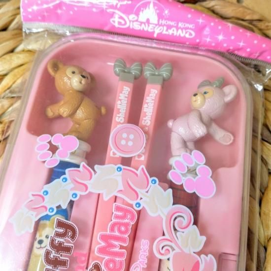 香港ディズニー】スプーン & フォーク 箸付き ダッフィー と