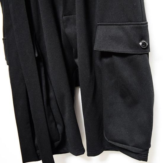 Alleglo 日本製 変形ビッグポケットワイドサルエルカーゴパンツ