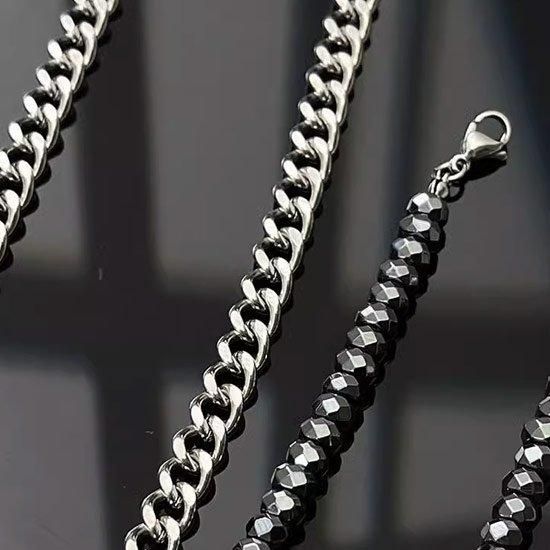 シルバー925 デザインネックレス2点セット silver925 モード系