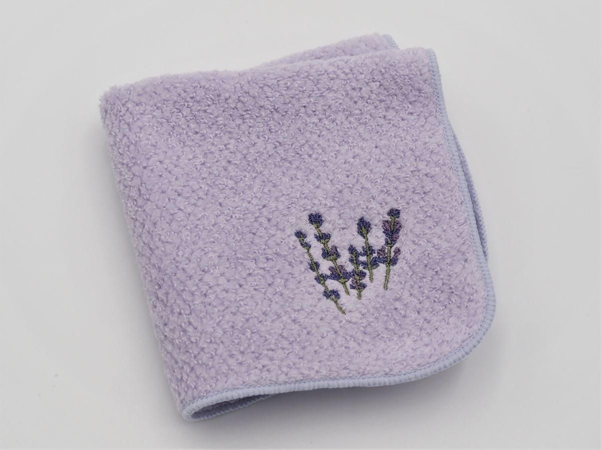 ハンカチタオル（ラベンダー/刺繍） - ヴィラデストワイナリー