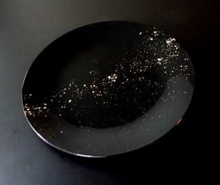 եåȥץ졼(D)() Flat plate (D) lacquer-black (Makihaku)