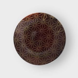 ݾա(3Round small plate Asanoha (Japanese pattern) (3 colours)