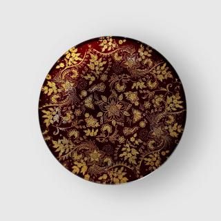 ݾίRound small plate Hanamai akatame