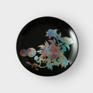 ݾܲðRound small plate  ball peony jet black