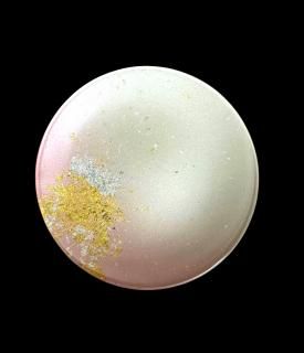 ݾԥ󥯥ǡʶˡRound small plate pink gradient (gold leaf)