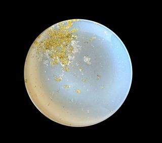 ݾFATA ֥롼ʶˡRound small plate FATA blue (gold leaf)