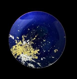 ݾ  ޥʶ(3)Round small plate  Majo  (gold leaf)(3 colours)
