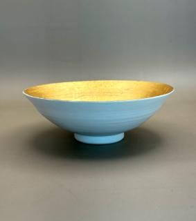 ǻơYOSHIHIKO FUJII  Ž⥴ɡMINOYAKI + YOSHIHIKO FUJII Matcha bowl gold leaf application(gold)
