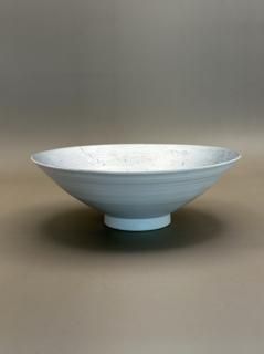 ǻơYOSHIHIKO FUJII  Ž⥷СMINOYAKI + YOSHIHIKO FUJII Matcha bowl silver leaf application