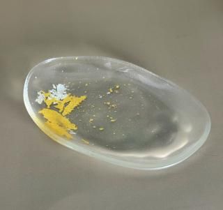ӡ󥺷ꥢ()Bean-shaped small dish clear (gold leaf) 