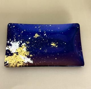 Ѿޥʶˡ2Square small plate Majo (gold leaf) (2 colours)