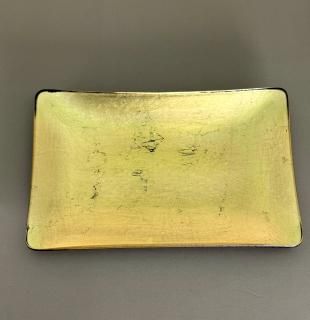 Ѿ  Žꡡ Square small dish  gold leaf finish gold