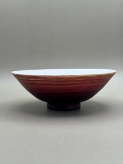 ǻơYOSHIHIKO FUJII  ɥǡå MINOYAKI + YOSHIHIKO FUJII Matcha bowl Gold gradation red