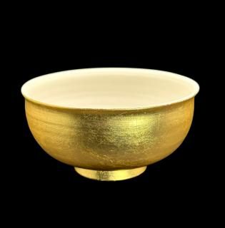 ǻơYOSHIHIKO FUJII եܥ Ž(3) MINOYAKI + YOSHIHIKO FUJII Cafe au lait bowl Foil gilding