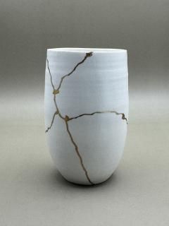 ǻơYOSHIHIKO FUJII ݤ Ѥǥ MINOYAKI + YOSHIHIKO FUJII Teacup Kintsugi design