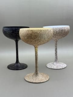 ѥ󥽡饹 (3)  Champagne saucer glass ranshi (3 colours)