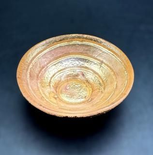 T-168 ӡɥȭ  ŽꡡBeidoro  Sake cup small deep bowl  gold  gilded