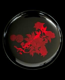 ֥륦ץ졼ȡ⡡ܲðίDouble- walled plate, Shen Jin Peony Handball Akatame