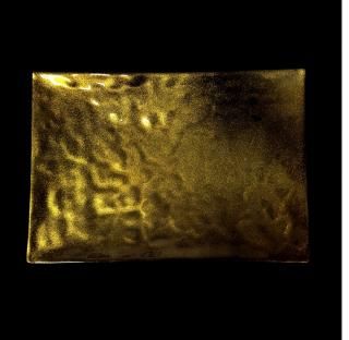 ĹѻSIZUKUϥǡ󥴡ɡLong rectangular dish Shizuku Nashiji Gradient gold