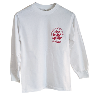 the band apart naked LONG SLEEVE RED