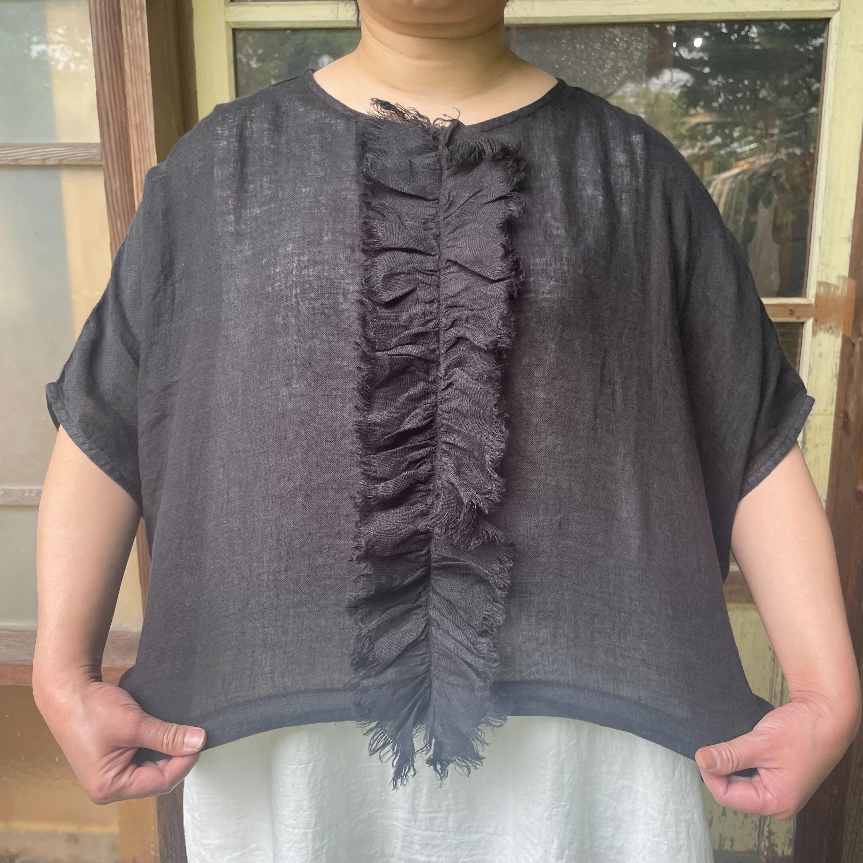 a＋koloni】リネンボイルブラウス - リネン服と暮らしの雑貨|麻と木と