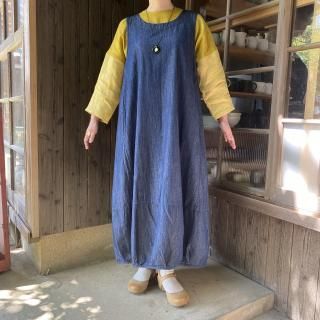 【D*g*y】M,L,LL.3L<br>定番デニムバルーン<br>ジャンスカ