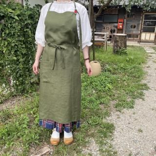 エプロン - 天然素材のナチュラル服と雑貨|麻と木と・・・