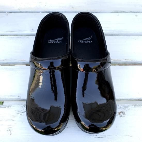 dansko/ダンスコ Professional Patent Black-天然素材の