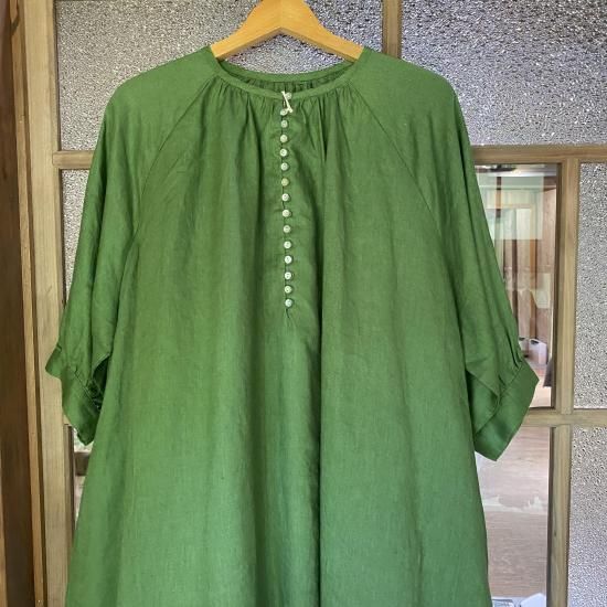 08Mab ゼロハチマブ　リネン　麻100% ロングワンピース　生成り　多ボタン 楽天市場】ワンピース リネン ナチュラル 人気 おしゃれ 08mab