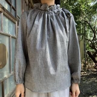 ウール中玉ドットフレアスカート(D・ブラック)【再入荷】｜nous
