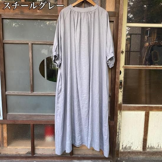 新品　08Mab ゼロハチマブ 14番手リネンラグランスリーブワンピース 楽天市場】08Mab ゼロハチマブ 14番手リネンラグランスリーブ