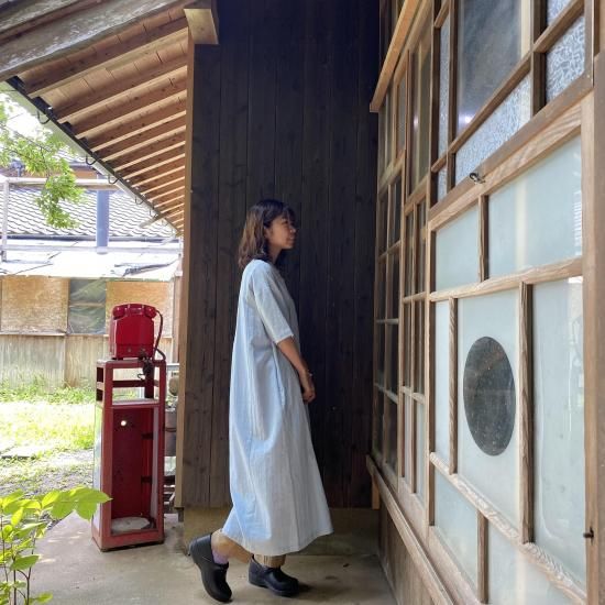 YURK】ラミータックワンピースーリネン服と暮らしの雑貨「麻と木