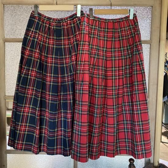 nous rendent heureux/ヌーランドオロー タータンチェックスカート