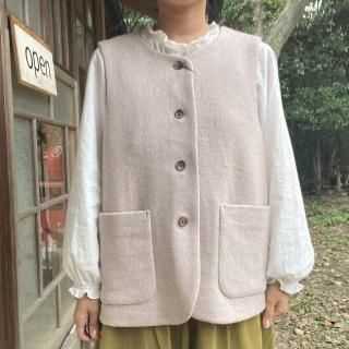 【le ciel a temps doux】<br>裏付き<br>ブークレーベスト