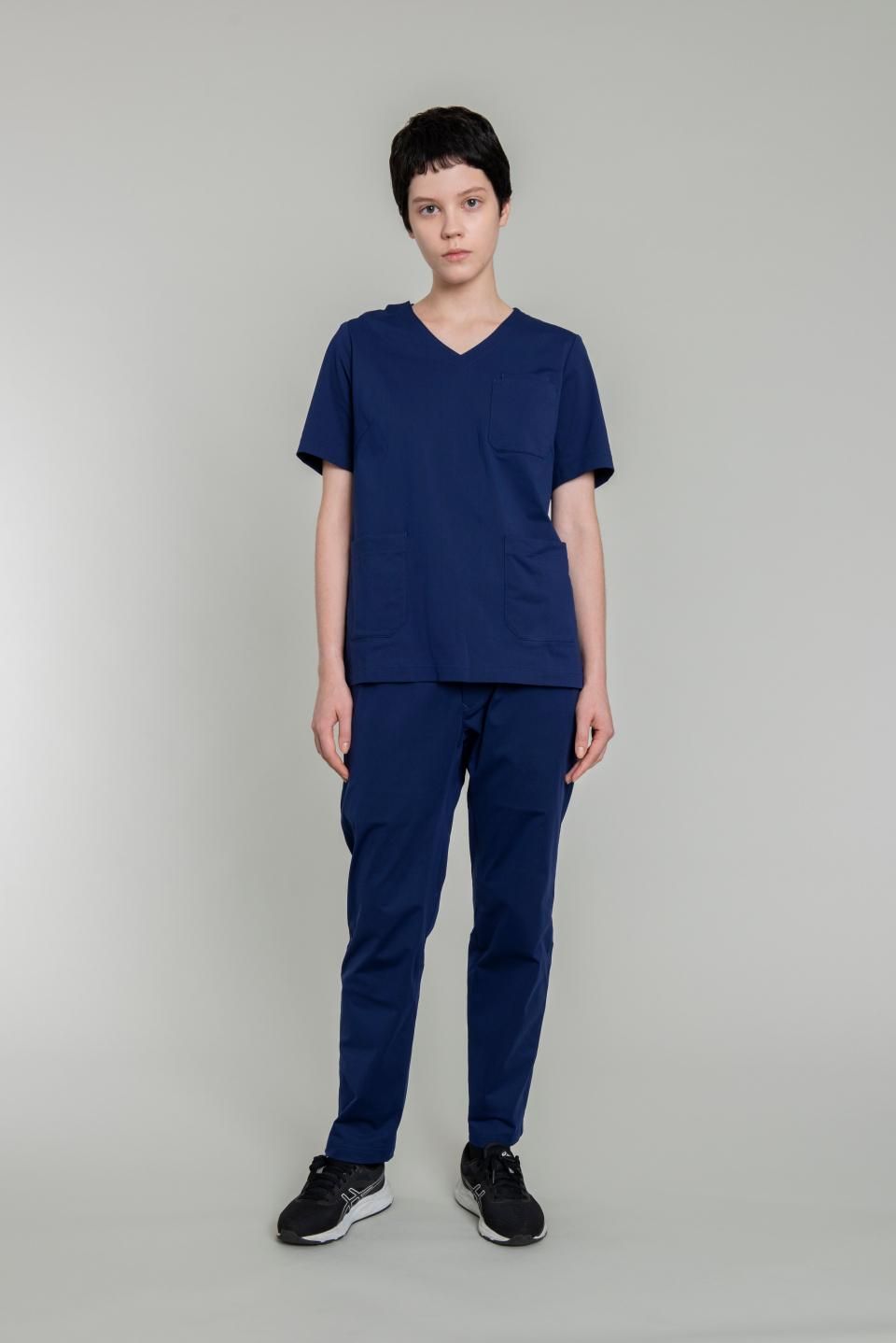 SOLOTEXスクラブセット|ブルーWOMEN - ID UNITED ARROWS