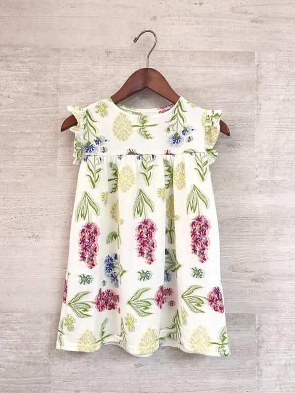 Sion】Baby＆Kids SSボタニカルフリルワンピース - Sion online shop