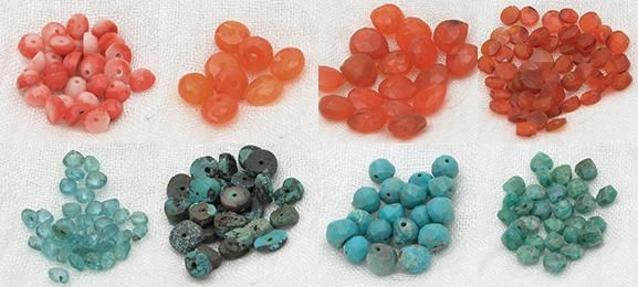 完璧レシピのアクセサリーキット。インポートパーツ、天然石、ツール