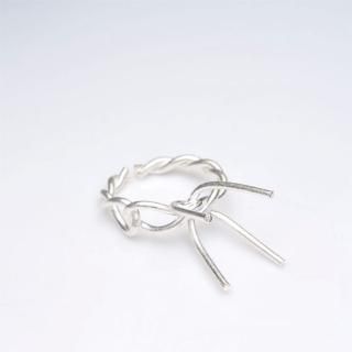 モード系 ヘマタイト コイルリング フリーサイズリング モード系 ヘマタイト コイルリング フリーサイズリング 指輪・リング