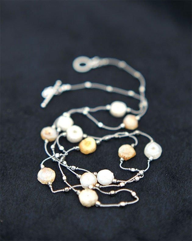 ビーズバランス♡フローラ ネックレス 天然石キット デトロワ,ビーズアクセサリー,天然石ビーズネックレスのキットや